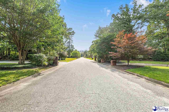 3326 Tennyson Dr, Florence, SC 29501 - view of asphalt road featuring curbs