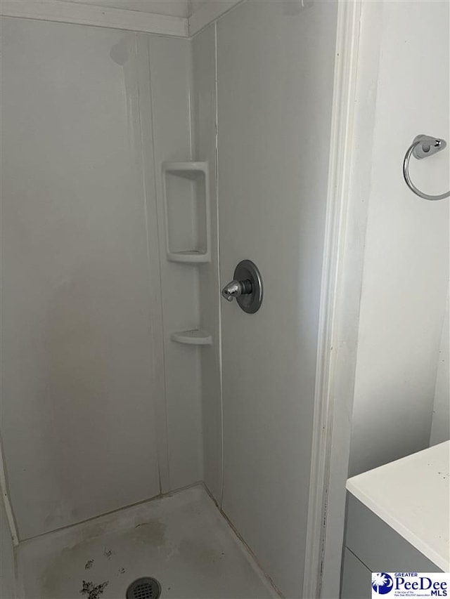 bathroom with walk in shower