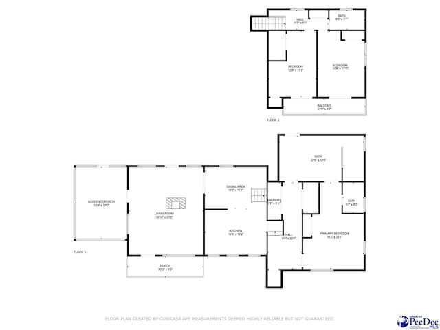 1101 E 3rd Ave, Lake View, SC 29563 - home floor plan