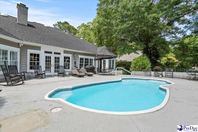 130 Nez Perce Dr, Darlington, SC 29532 - view of pool with french doors and a patio area