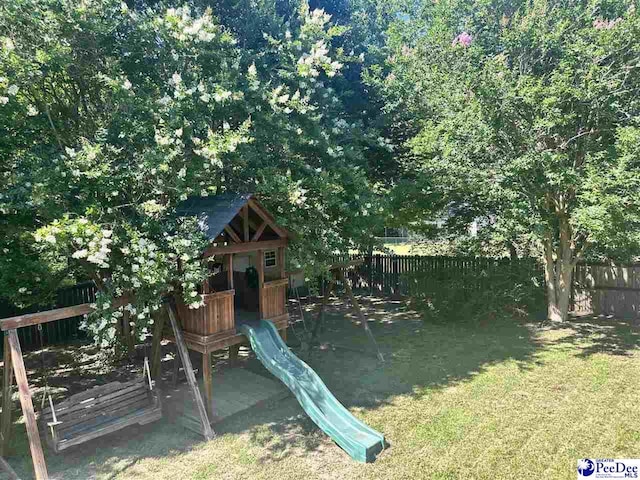 2143 Glenmore Way, Florence, SC 29505 - view of jungle gym featuring a fenced backyard