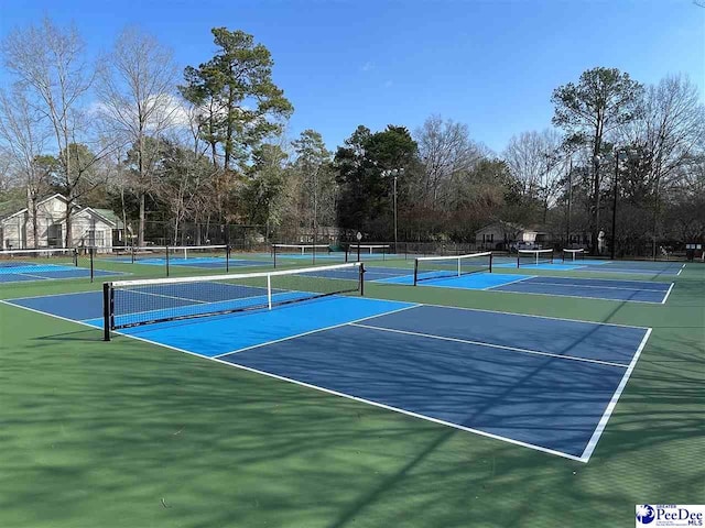 view of sport court