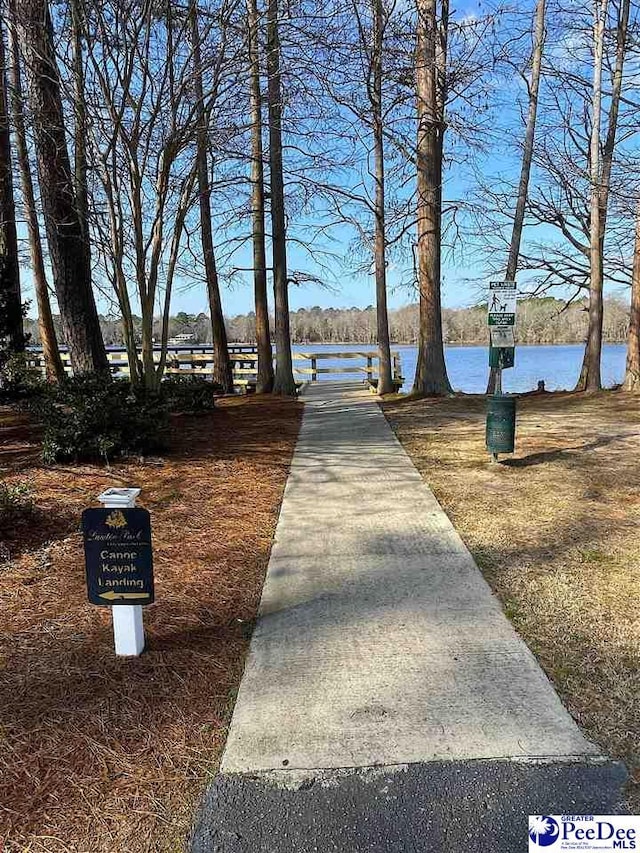 view of front of home featuring a water view