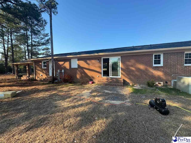 view of rear view of property