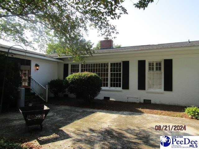 view of rear view of property