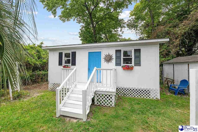 view of outbuilding featuring an outdoor structure