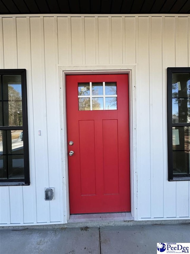 view of entrance to property