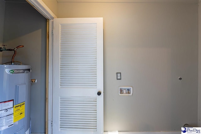 616 Sandra Ter, Florence, SC 29501 - utility room featuring electric water heater