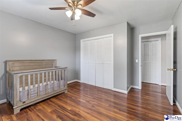 616 Forest Acres Dr, Pamplico, SC 29505 - bedroom featuring wood finished floors, baseboards, and a closet