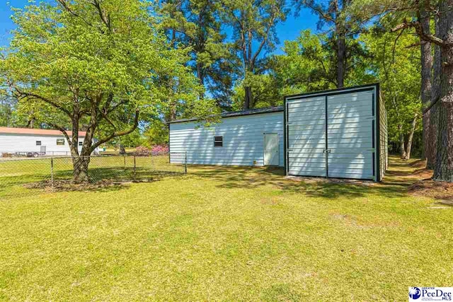616 Forest Acres Dr, Pamplico, SC 29505 - view of outbuilding featuring an outbuilding and fence