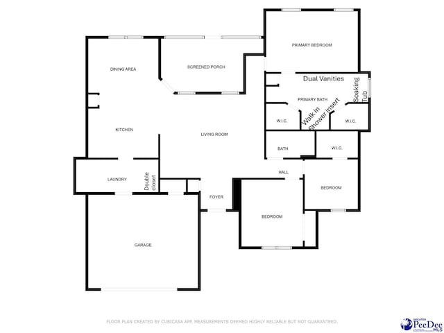 7423 E National Cemetery Rd, Florence, SC 29506 - room layout