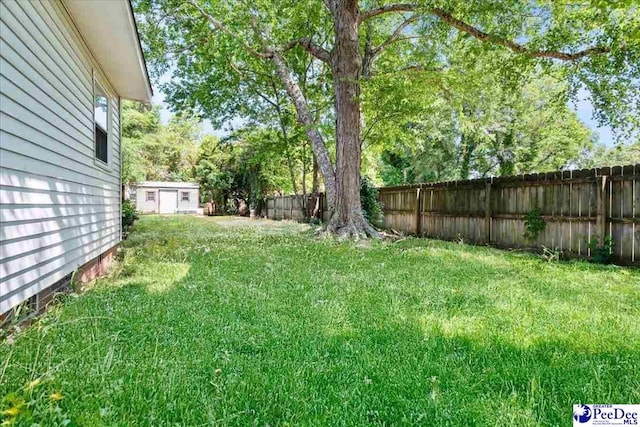 314 W Cedar St, Florence, SC 29501 - view of yard featuring a fenced backyard
