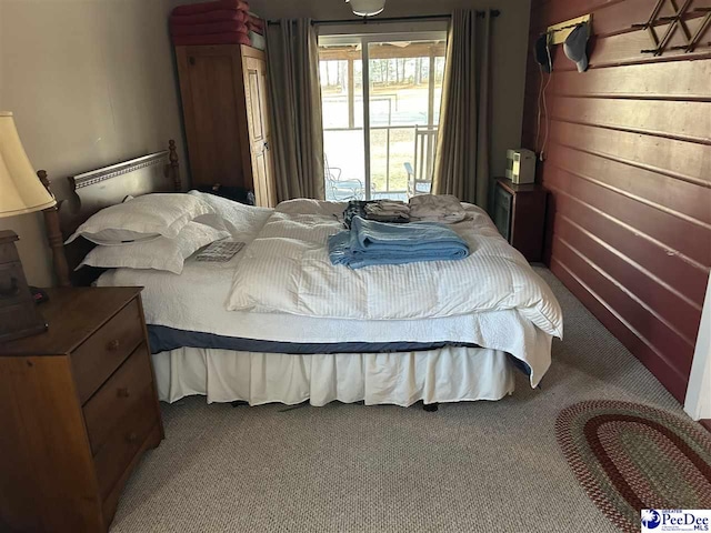 bedroom featuring carpet floors