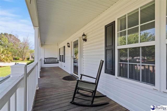 838 Greenwing Teal, Florence, SC 29505 - wooden deck with covered porch