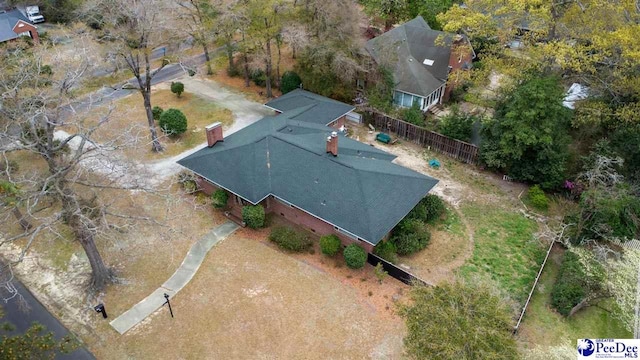 600 Greenway Dr, Florence, SC 29501 - aerial view