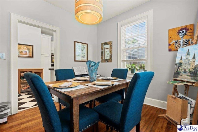 318 Mcleod St, Florence, SC 29501 - dining room featuring wood finished floors and baseboards