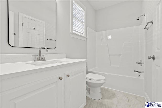 716 Lindsey Dr, Florence, SC 29501 - full bath featuring toilet, vanity, and  shower combination