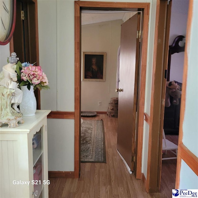 2378 Nichols Ln 2374, 2376, Effingham, SC 29541 - hall featuring wood finished floors and baseboards
