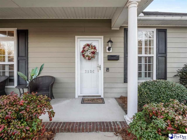 view of property entrance