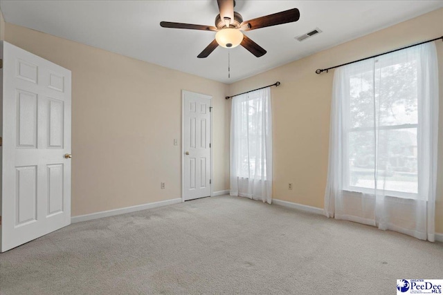 3427 Sussex Ct, Florence, SC 29501 - unfurnished bedroom featuring carpet flooring and ceiling fan