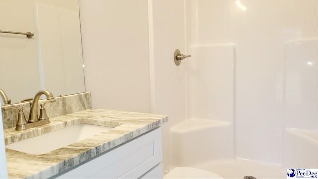 855 Bellemeade Cir, Florence, SC 29501 - full bath featuring vanity and a shower