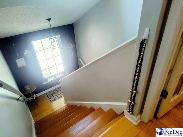 2109UNITG Sanderling, Florence, SC 29501 - staircase featuring wood finished floors and baseboards