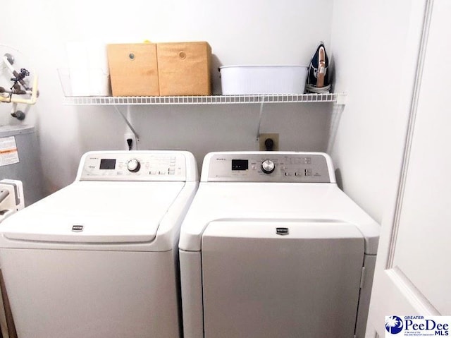 2109UNITG Sanderling, Florence, SC 29501 - laundry area featuring washer and clothes dryer