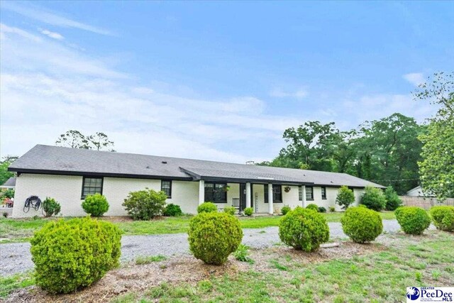 106 Min Lou Cir, Darlington, SC 29532 - view of ranch-style home