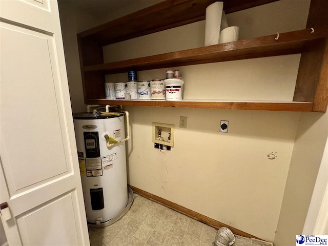 188 Chatham Trace Cir, Cheraw, SC 29520 - utility room featuring water heater