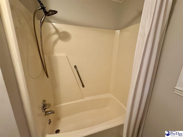 188 Chatham Trace Cir, Cheraw, SC 29520 - bathroom with shower / tub combo with curtain