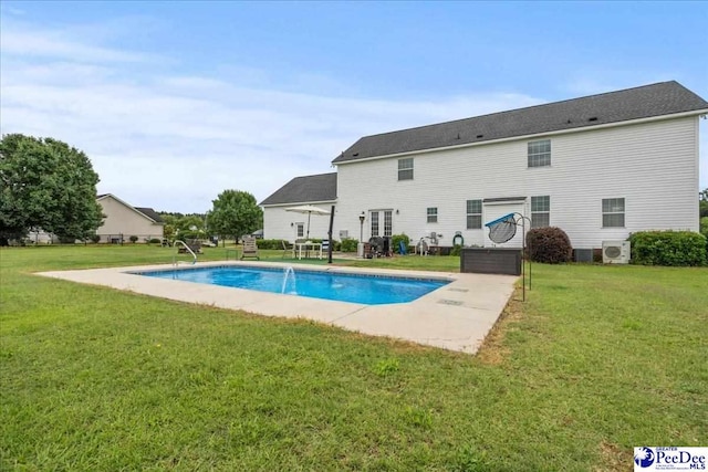 2770 Gray Dr, Darlington, SC 29532 - outdoor pool featuring a lawn and a patio