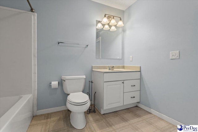 2770 Gray Dr, Darlington, SC 29532 - bathroom with vanity, shower / bathtub combination, and tile patterned floors