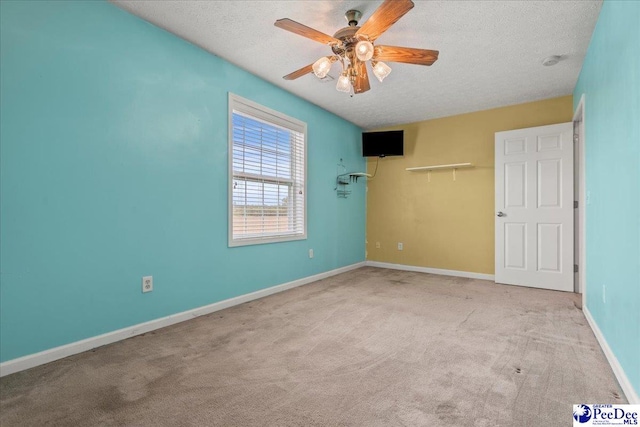 2770 Gray Dr, Darlington, SC 29532 - unfurnished bedroom featuring a textured ceiling, carpet flooring, and ceiling fan