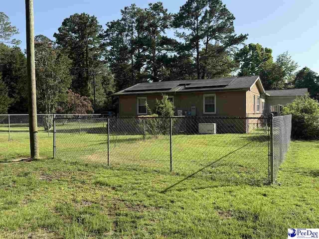 1801 E Howe Springs Rd, Florence, SC 29505 - view of front of home featuring solar panels