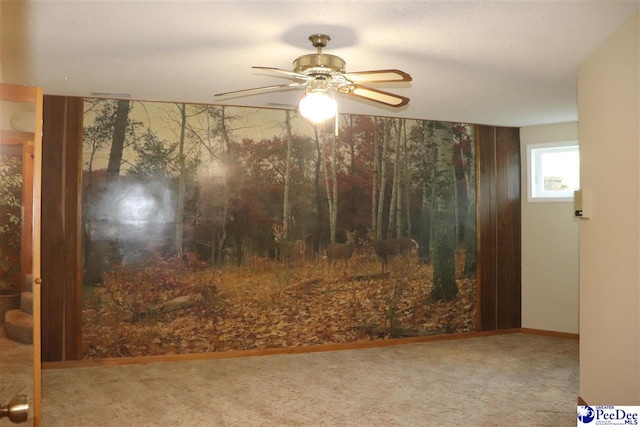 25560 Hwy 151, Mcbee, SC 29101 - empty room featuring a ceiling fan and carpet