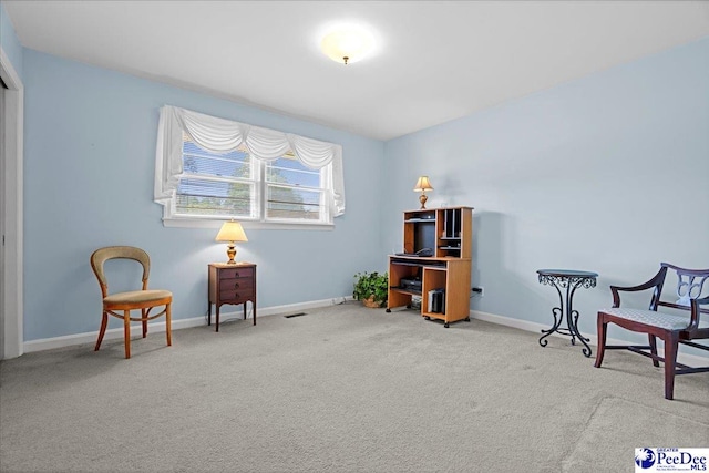 1812 Woods Dr, Florence, SC 29505 - sitting room featuring carpet floors