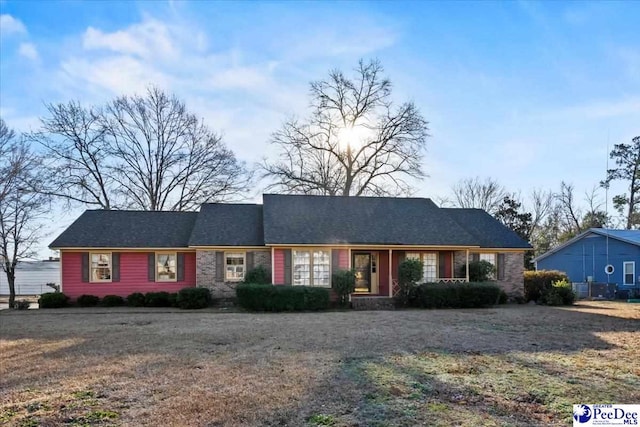 view of ranch-style home