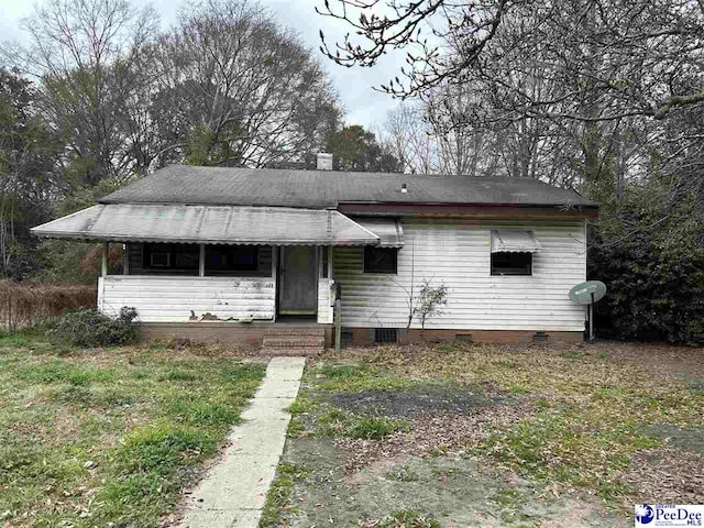 view of front of home