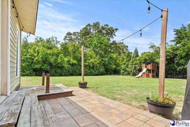 2217 W Mccown Dr, Florence, SC 29501 - view of patio featuring a playground