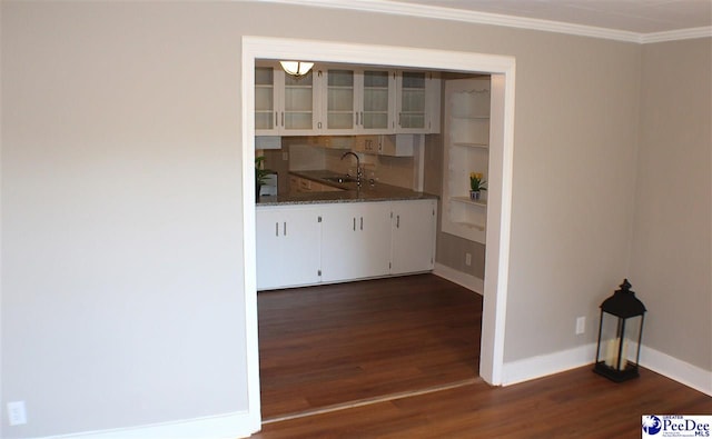 interior space featuring a sink
