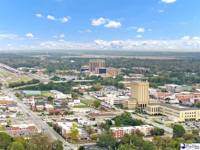 515 W Darlington St, Florence, SC 29501 - birds eye view of property with a city view