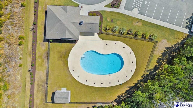 121 Parmelee Dr, Murrells Inlet, SC 29576 - drone / aerial view of a pool area