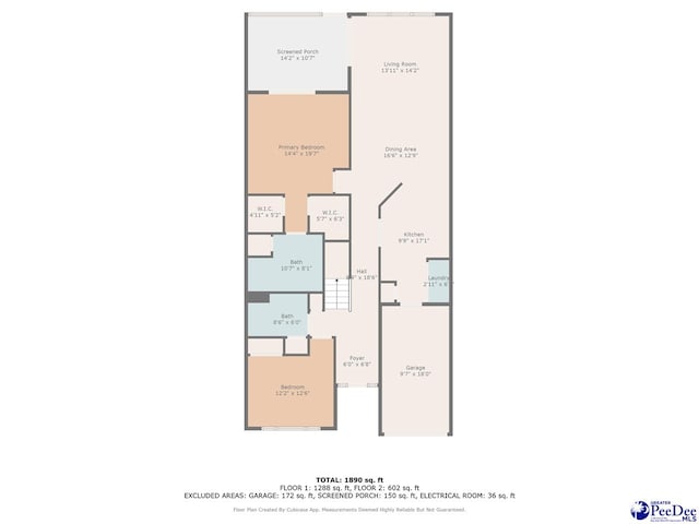 121 Parmelee Dr, Murrells Inlet, SC 29576 - view of home floor plan
