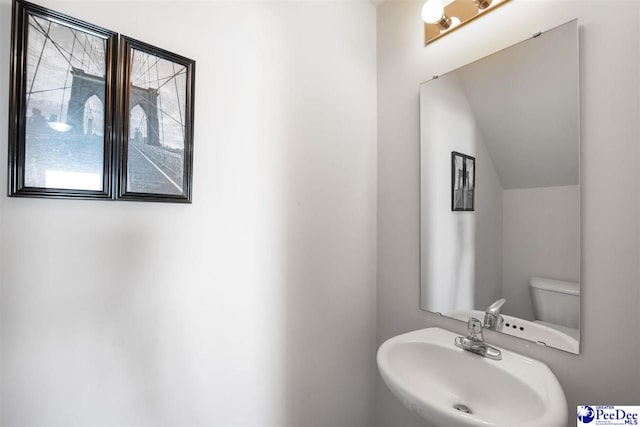 bathroom with a sink