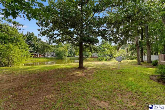 2348 Chadwick Dr, Florence, SC 29501 - view of green lawn with a water view