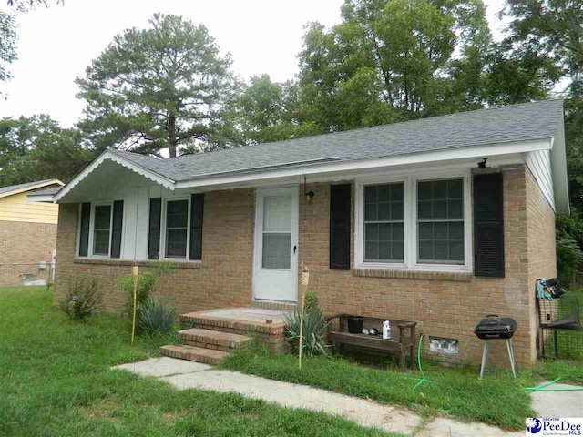 view of ranch-style home