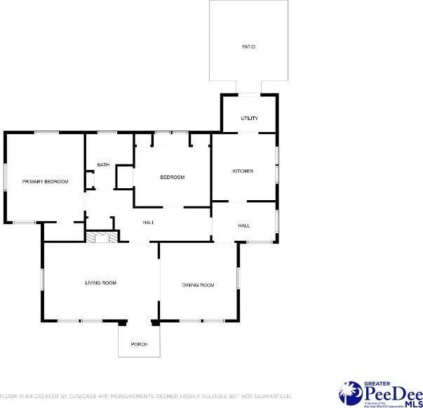 1417 Woods Rd, Florence, SC 29501 - view of home floor plan
