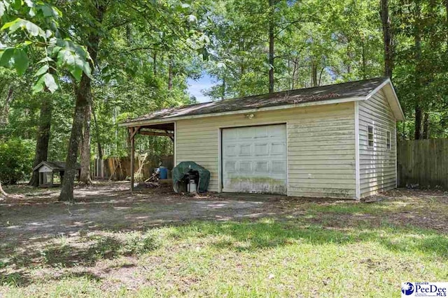 3712 E Hoyt St, Florence, SC 29506 - view of detached garage