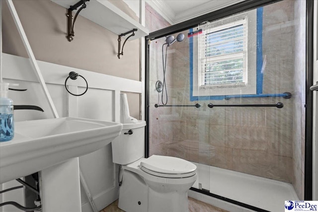 3712 E Hoyt St, Florence, SC 29506 - full bath with a stall shower and toilet
