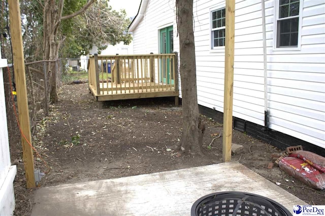 114 Law St, Darlington, SC 29532 - exterior space featuring a patio area and fence